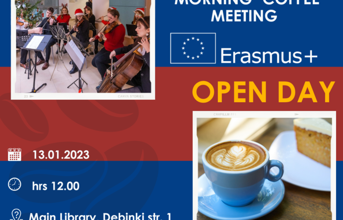 "Morning" Coffee - Erasmus+ Open Day